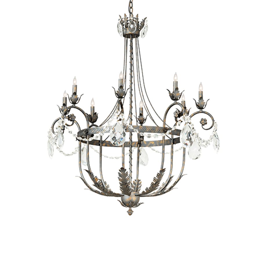 Meyda Tiffany Antonia 8 Light 40" Wide Crystal Candle Style Chandelier