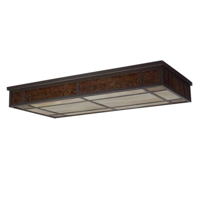 Meyda Tiffany Polaris 3 Light 48" Wide Flush Mount Ceiling Fixture