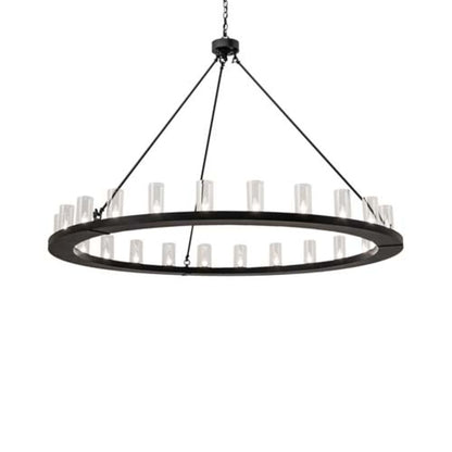Meyda Tiffany Loxley 24 Light 72" Wide Ring Chandelier