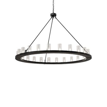 Meyda Tiffany Loxley 24 Light 72" Wide Ring Chandelier