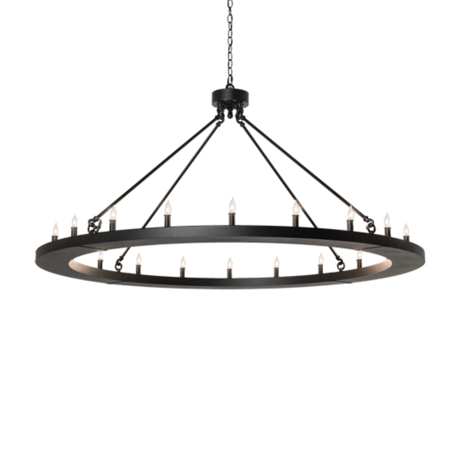 Meyda Tiffany Loxley 20 Light 60" Wide Taper Candle Ring Chandelier
