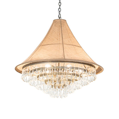 Meyda Tiffany 6 Light 36" Wide Crystal Pendant