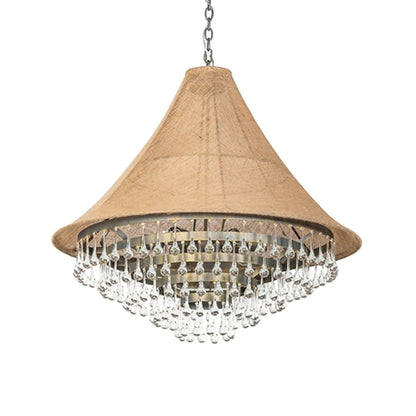 Meyda Tiffany 6 Light 36" Wide Crystal Pendant