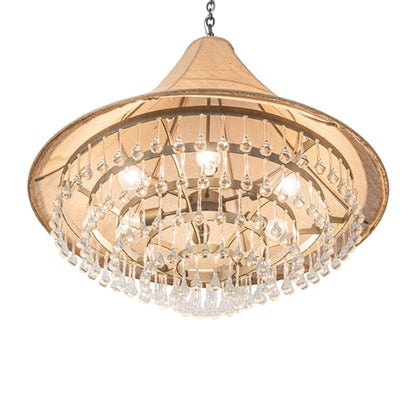 Meyda Tiffany 6 Light 36" Wide Crystal Pendant