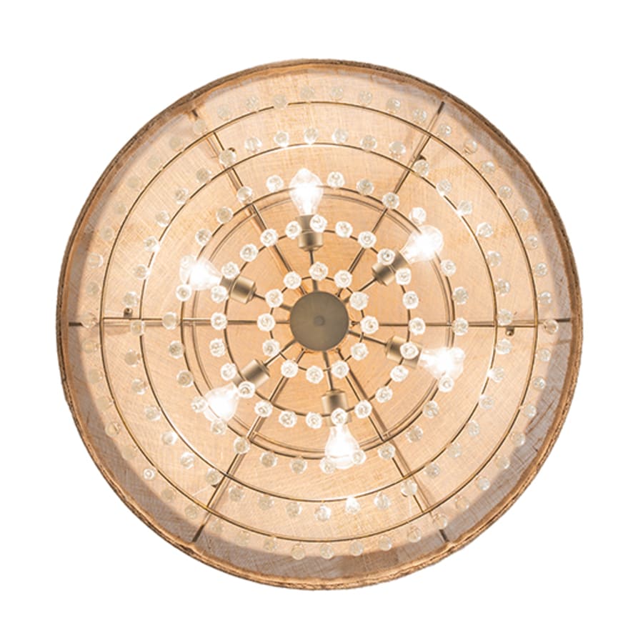 Meyda Tiffany 6 Light 36" Wide Crystal Pendant