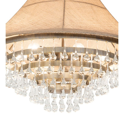 Meyda Tiffany 6 Light 36" Wide Crystal Pendant