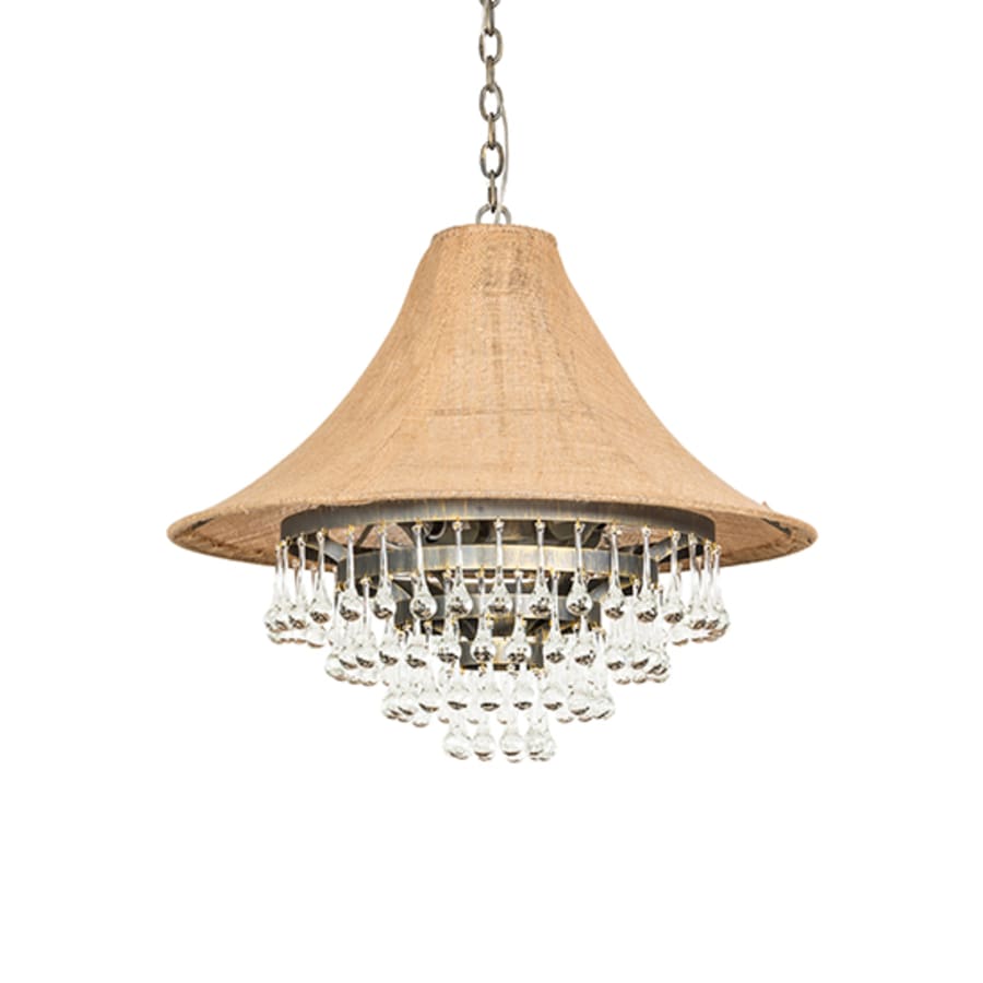 Meyda Tiffany 4 Light 28" Wide Crystal Pendant