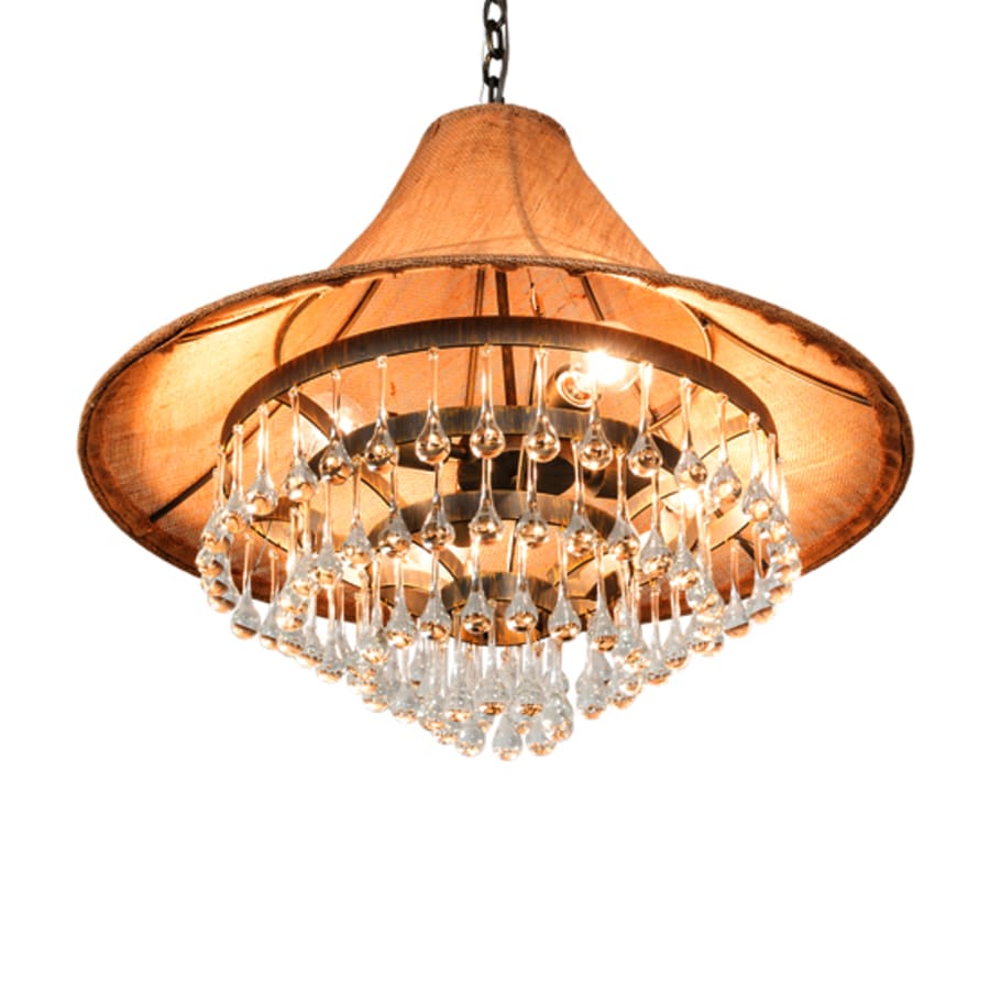 Meyda Tiffany 4 Light 28" Wide Crystal Pendant