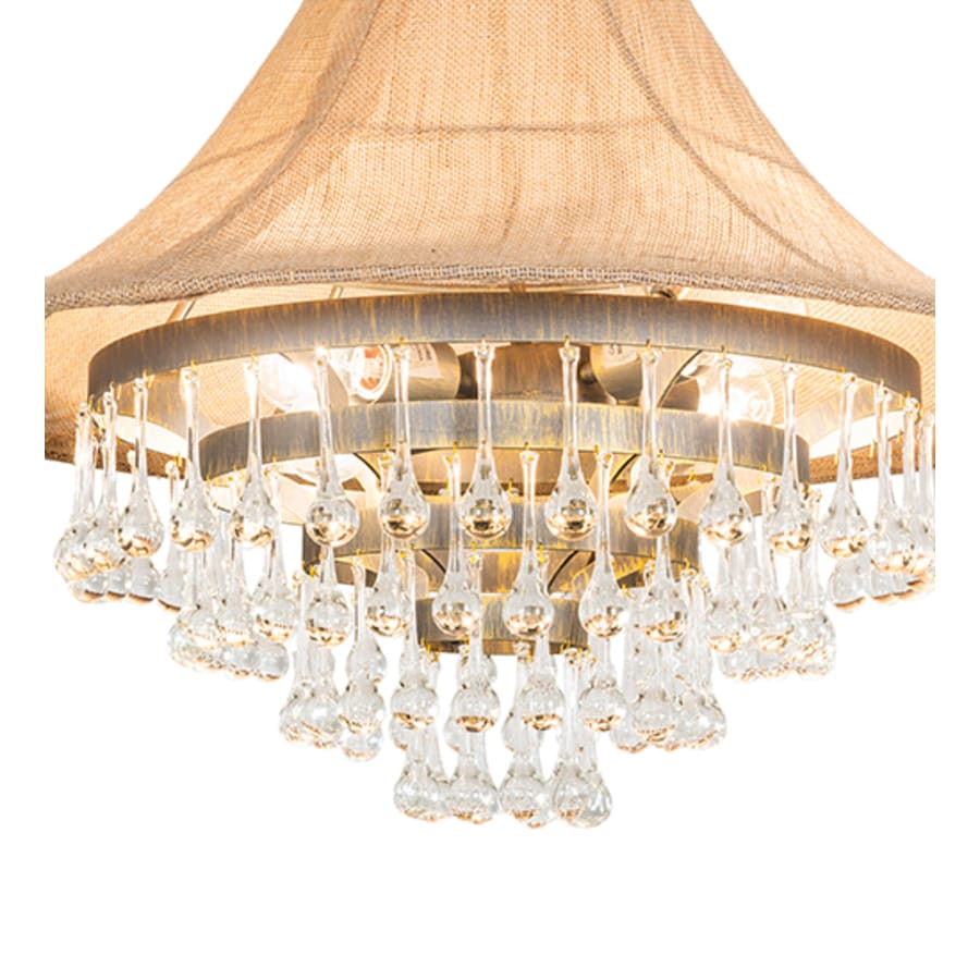 Meyda Tiffany 4 Light 28" Wide Crystal Pendant