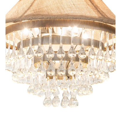 Meyda Tiffany 4 Light 22" Wide Crystal Pendant