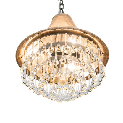 Meyda Tiffany 3 Light 18" Wide Crystal Pendant