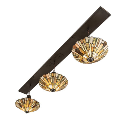 Meyda Tiffany 3 Light 84" Wide Linear Pendant