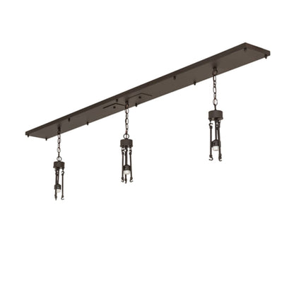 Meyda Tiffany 3 Light 84" Wide Linear Pendant
