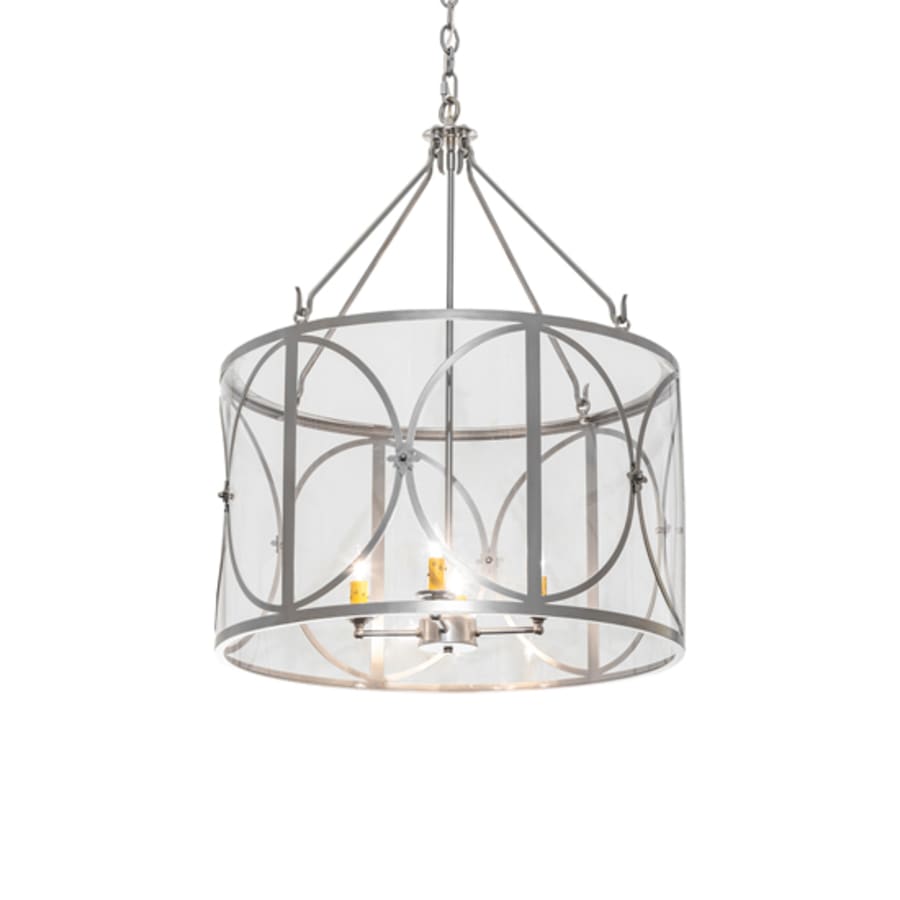 Meyda Tiffany 4 Light 24" Wide Taper Candle Pendant