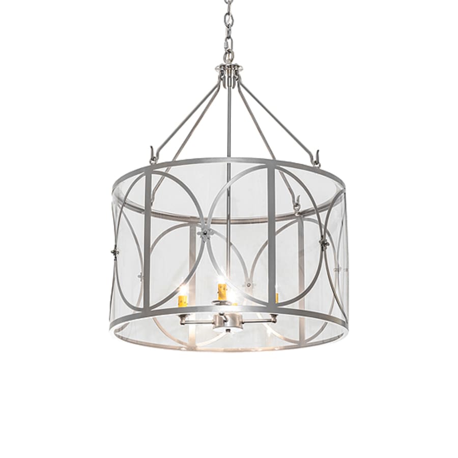 Meyda Tiffany 4 Light 24" Wide Taper Candle Pendant