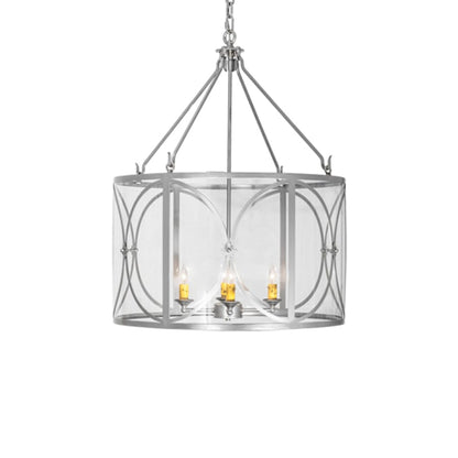 Meyda Tiffany 4 Light 24" Wide Taper Candle Pendant