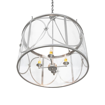 Meyda Tiffany 4 Light 24" Wide Taper Candle Pendant