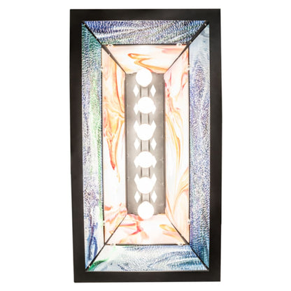 Meyda Tiffany 6 Light 36" Wide Abstract Linear Pendant