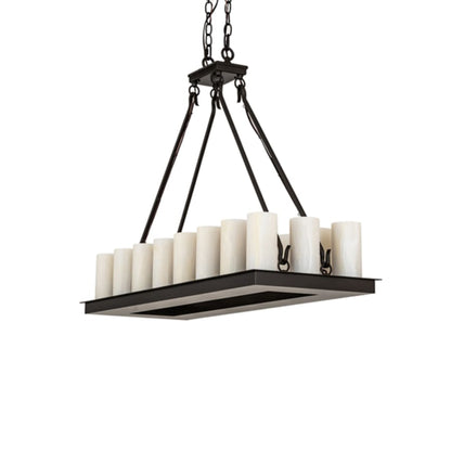 Meyda Tiffany Long Loxley 18 Light 40" Wide Linear Chandelier