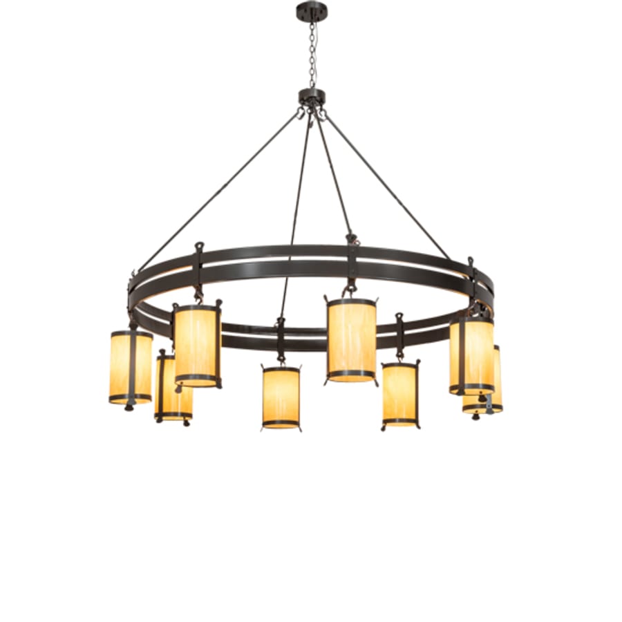 Meyda Tiffany Beartooth 8 Light 82" Wide Ring Chandelier