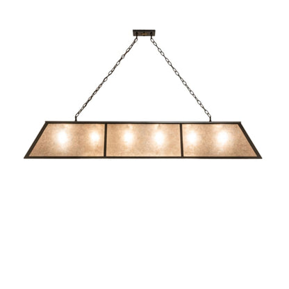 Meyda Tiffany 6 Light 70" Wide Linear Pendant