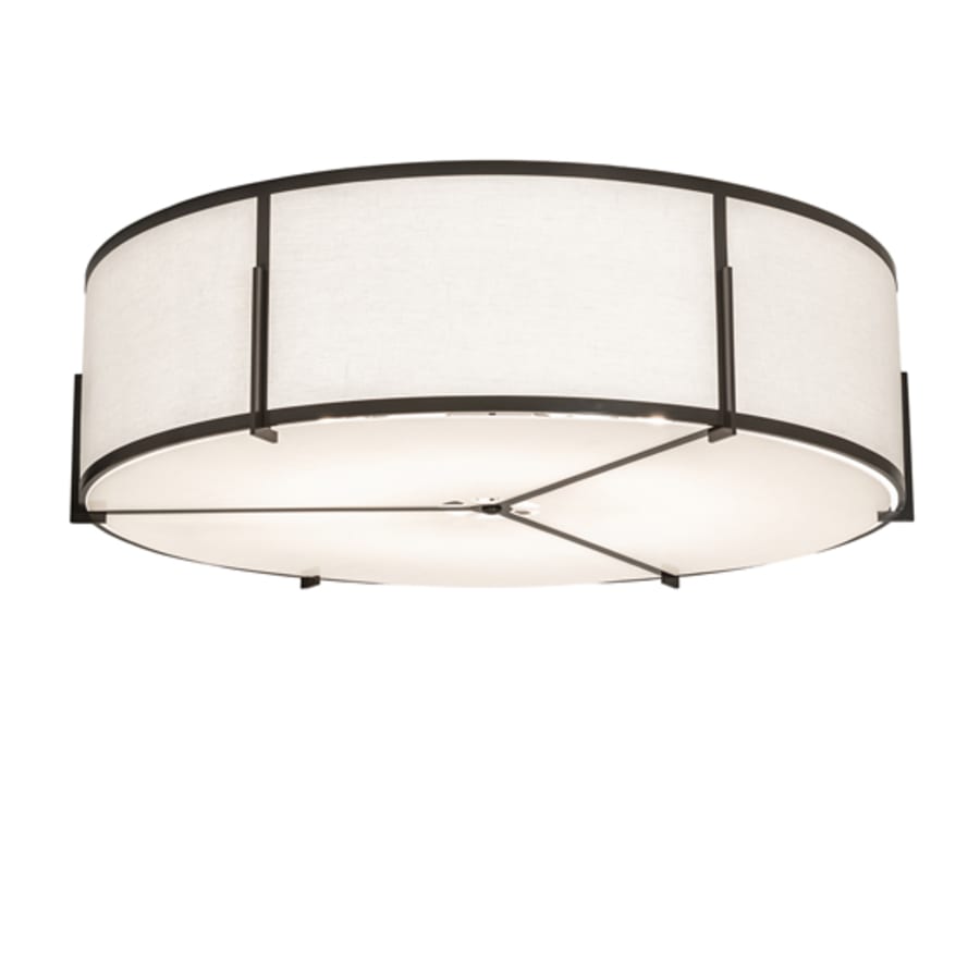 Meyda Tiffany Cilindro Structure 12 Light 60" Wide Semi-Flush Drum Ceiling Fixture