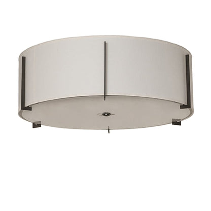 Meyda Tiffany Cilindro Structure 6 Light 42" Wide Semi-Flush Drum Ceiling Fixture