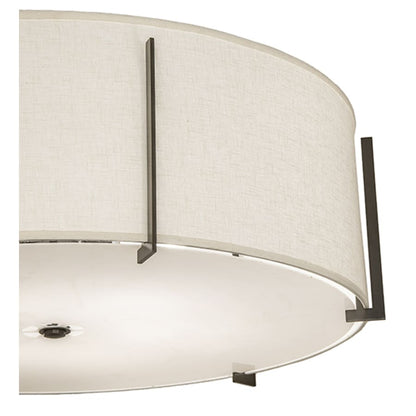 Meyda Tiffany Cilindro Structure 6 Light 42" Wide Semi-Flush Drum Ceiling Fixture