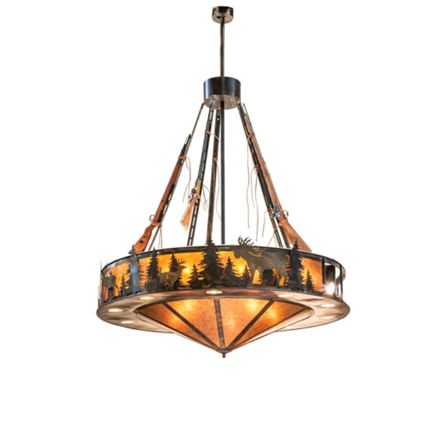Meyda Tiffany 17 Light 77" Wide Pendant