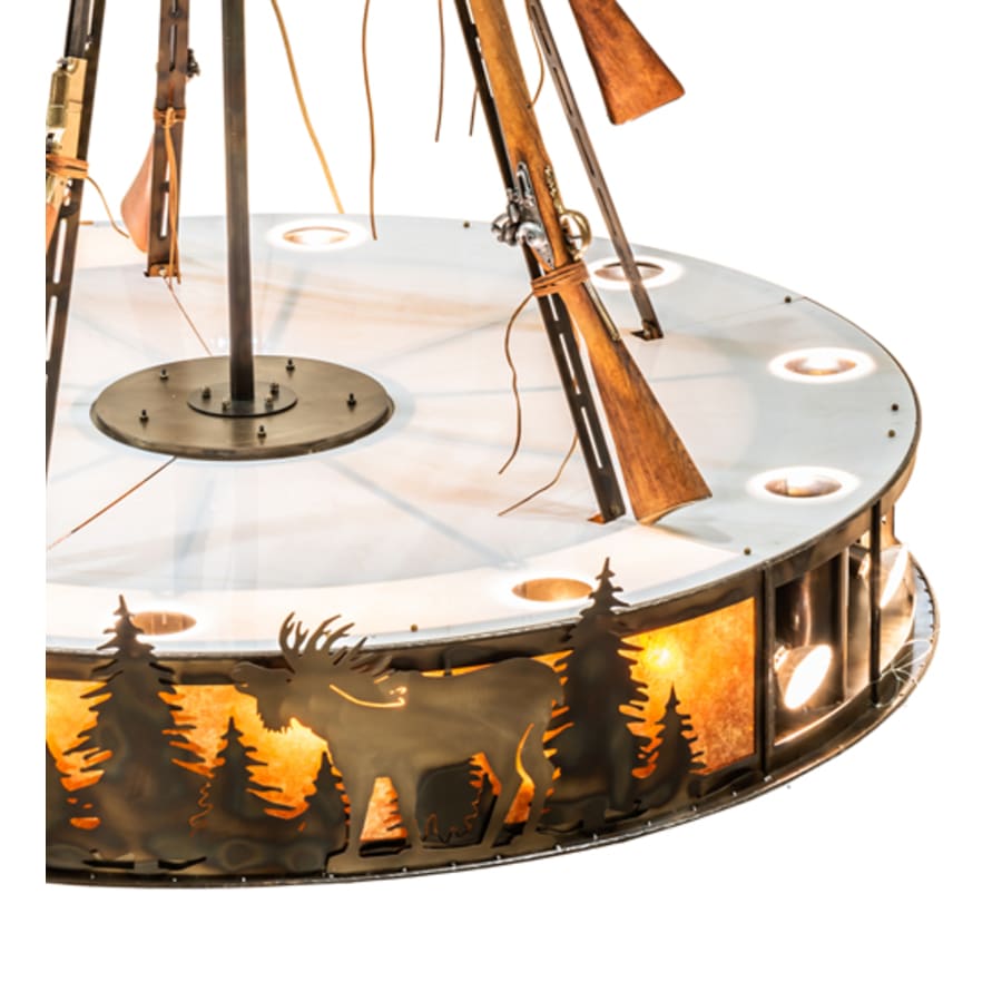 Meyda Tiffany 17 Light 77" Wide Pendant