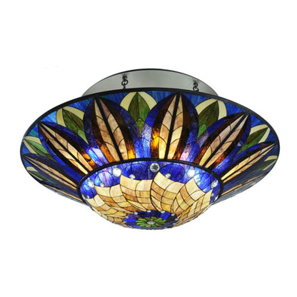 Meyda Tiffany Tampa Bay 12 Light 60" Wide Semi-Flush Bowl Ceiling Fixture