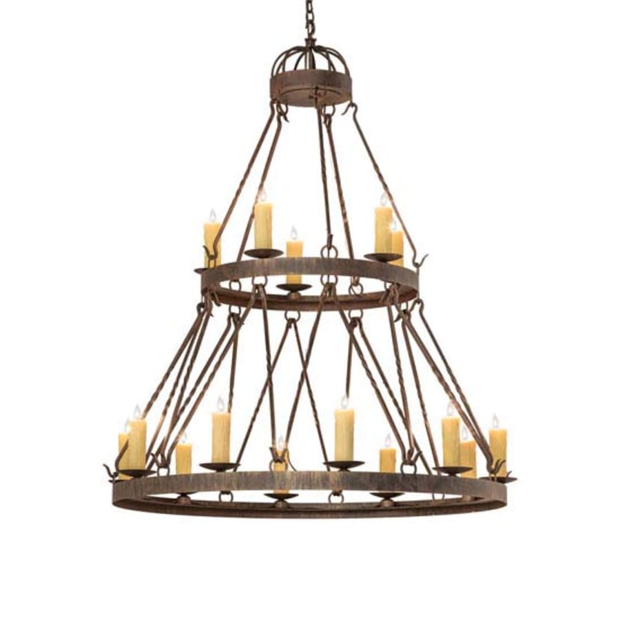 Meyda Tiffany Lakeshore 15 Light 48" Wide Taper Candle Style Chandelier