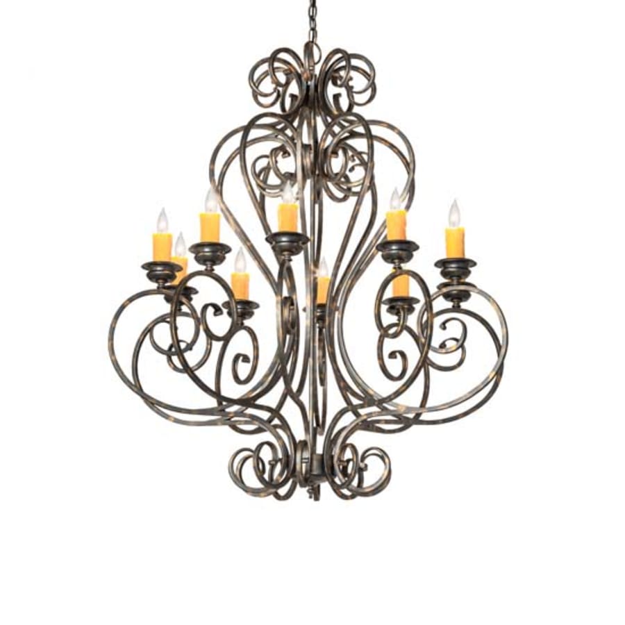 Meyda Tiffany Fernando 10 Light 42" Wide Taper Candle Style Chandelier