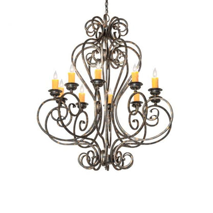 Meyda Tiffany Fernando 10 Light 42" Wide Taper Candle Style Chandelier