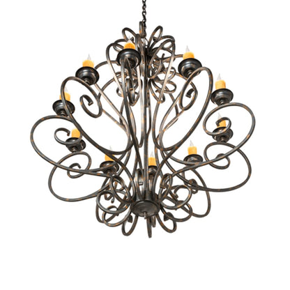 Meyda Tiffany Fernando 10 Light 42" Wide Taper Candle Style Chandelier