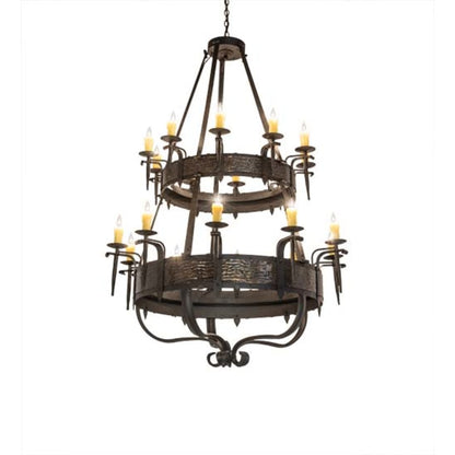 Meyda Tiffany Costello 20 Light 48" Wide Taper Candle Style Chandelier