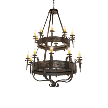 Meyda Tiffany Costello 20 Light 48" Wide Taper Candle Style Chandelier