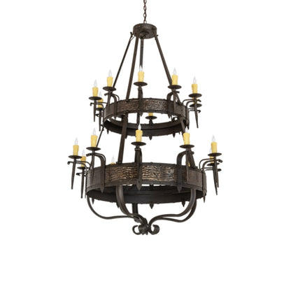 Meyda Tiffany Costello 20 Light 48" Wide Taper Candle Style Chandelier