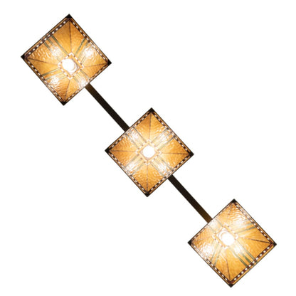 Meyda Tiffany 3 Light 62" Wide Linear Pendant