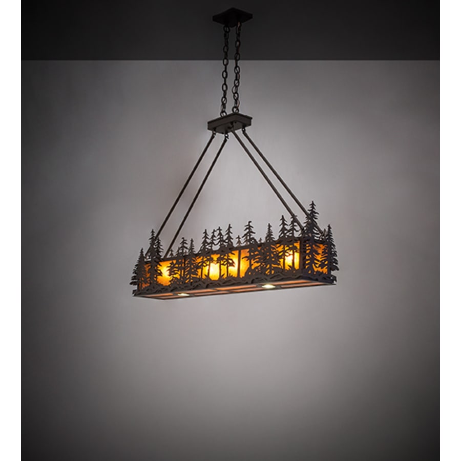 Meyda Tiffany 4 Light 9" Wide Billiard Mini Pendant