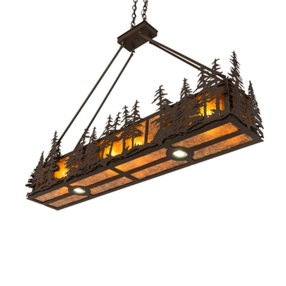 Meyda Tiffany 4 Light 9" Wide Billiard Mini Pendant