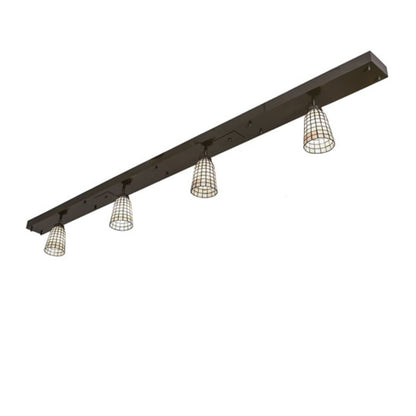 Meyda Tiffany 3 Light 98" Wide Linear Pendant