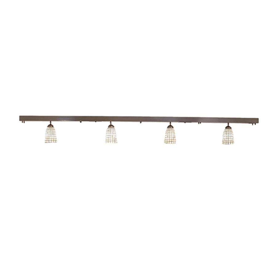 Meyda Tiffany 3 Light 98" Wide Linear Pendant