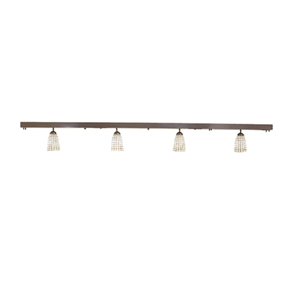 Meyda Tiffany 3 Light 98" Wide Linear Pendant