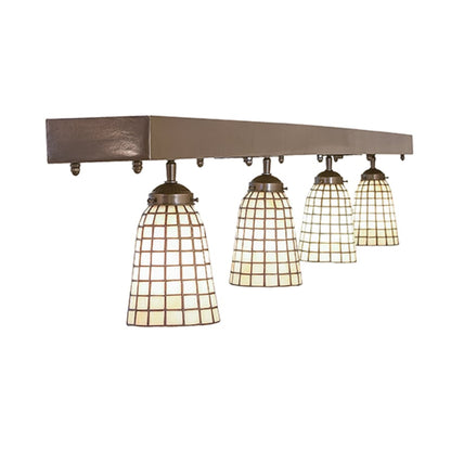 Meyda Tiffany 3 Light 98" Wide Linear Pendant