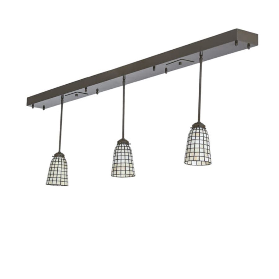 Meyda Tiffany 3 Light 72" Wide Linear Pendant