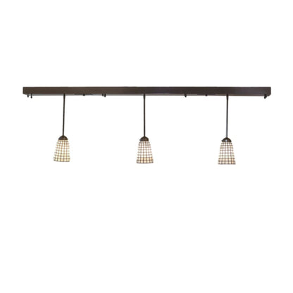 Meyda Tiffany 3 Light 72" Wide Linear Pendant