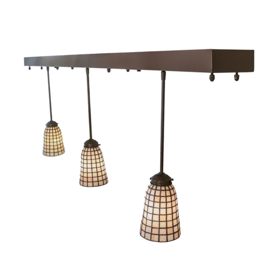 Meyda Tiffany 3 Light 72" Wide Linear Pendant