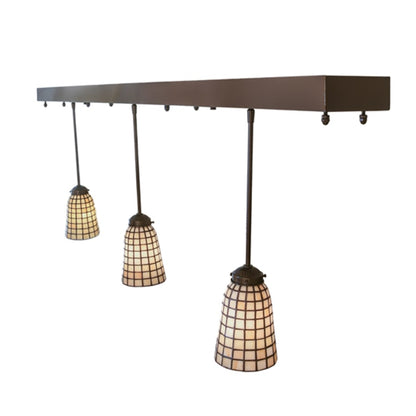 Meyda Tiffany 3 Light 72" Wide Linear Pendant