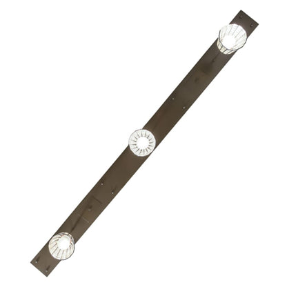 Meyda Tiffany 3 Light 72" Wide Linear Pendant
